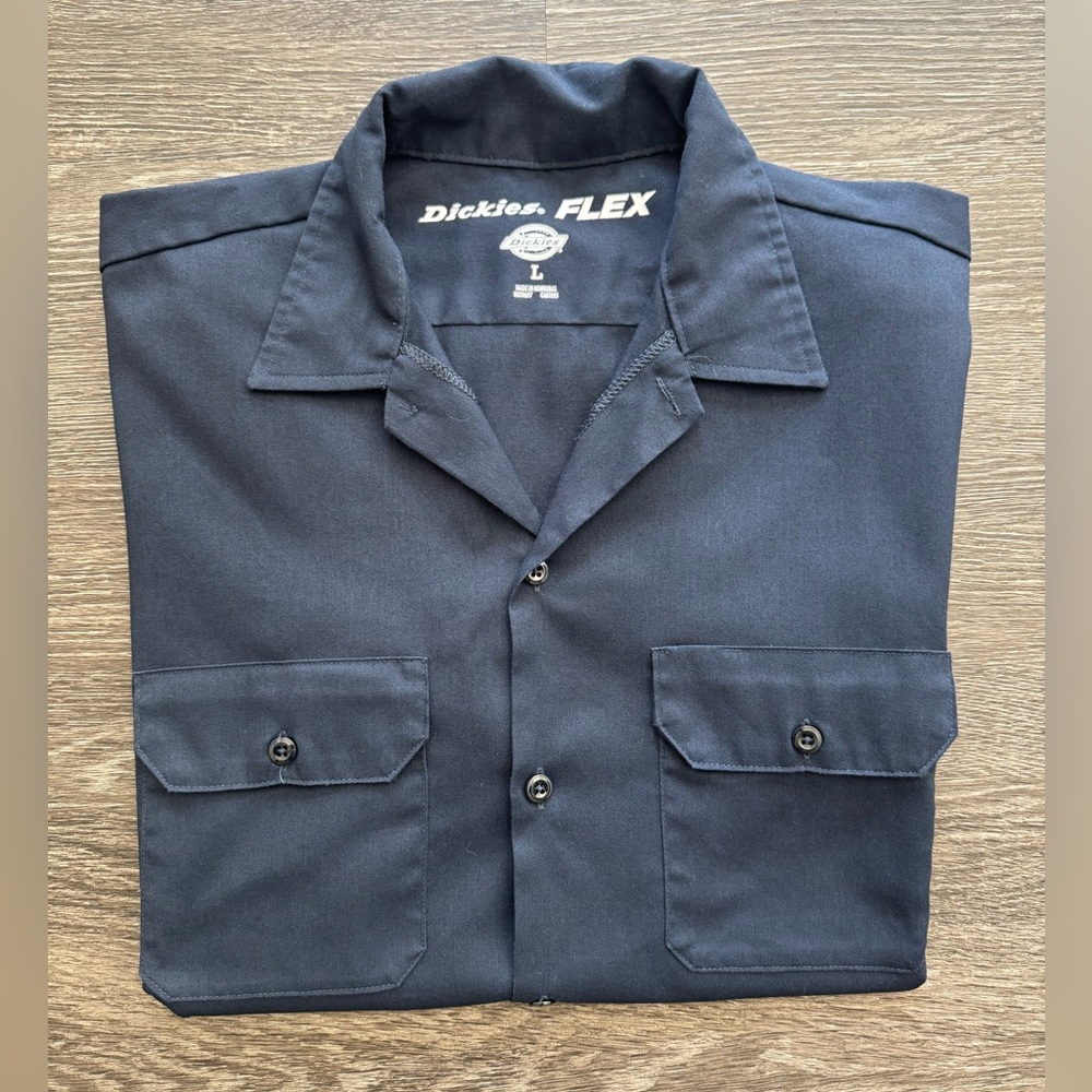 Dickies Flex Navy Work Shirt